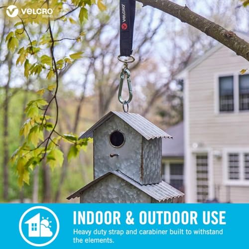 Easy Hang Strap with Carabiner Clip - Black, Extra Small