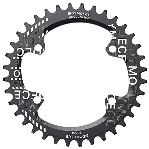 96BCD Narrow Wide Tooth Bike Chainring - Aluminum 7075, Black, 32T