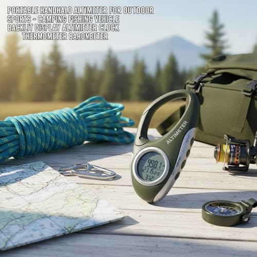 Digital Altimeter Barometer Thermometer - Portable Outdoor Gear