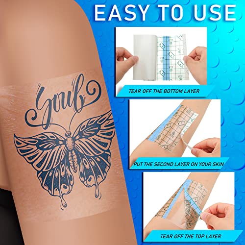 48 Pcs Waterproof Transparent Adhesive Bandages - Medical Dressing
