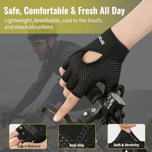 UV Protection Sun Gloves for Women - Touchscreen Full Finger - Medium / Pink-Black