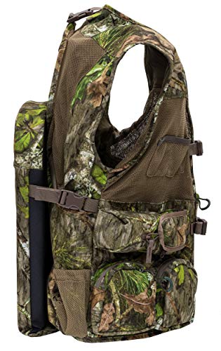 Camo Turkey Vest with Removable Seat & Game Bag - M/L