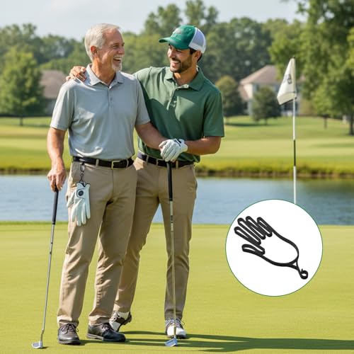 2-Pack Golf Glove Holder - Universal Hanger for Drying & Shaping