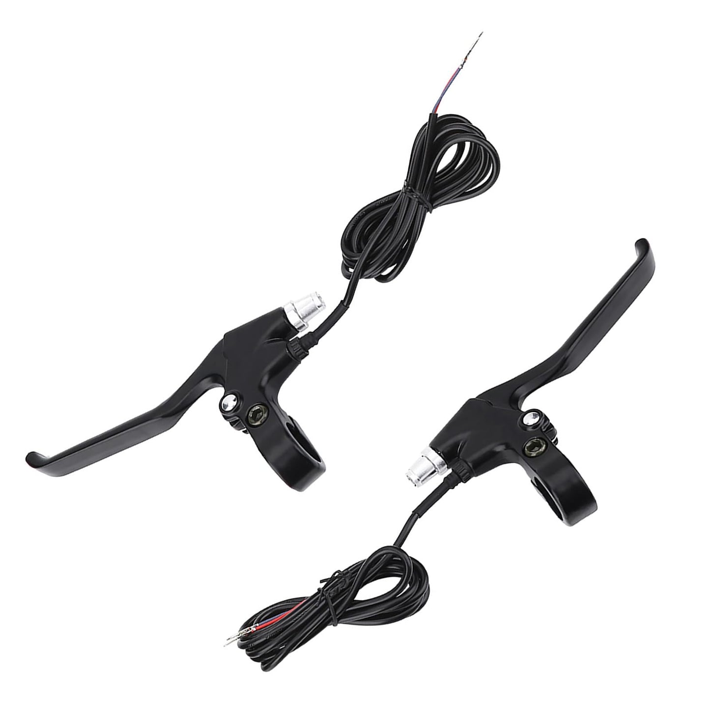 Bicycle Brake Lever, Universal Fit Aluminum Alloy Brake Kit for 22.5mm Handlebar 5ft Cable for Mountain Bikes Road Cyclists Commuters Urban Riders