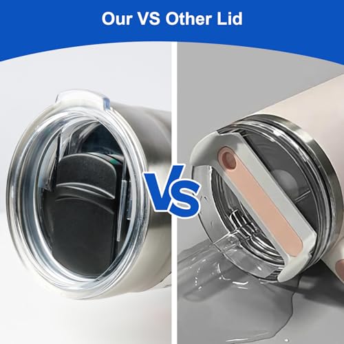 2 Pack Spill-Proof Replacement Lid for 24oz Bubba Envy S Tumbler - BPA Free