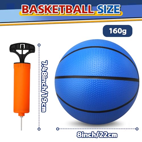Cybemaga Multicolor 8.5 Inch Kids & Adult Basketballs - Indoor & Outdoor Pool Play