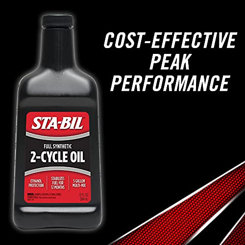 Full Synthetic 2-Cycle Oil with Fuel Stabilizer - 13 oz