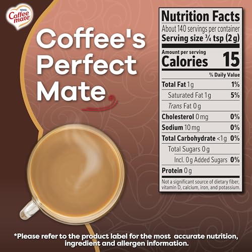 Chocolate Creme Zero Sugar Powder Coffee Creamer - 10.2 Ounce