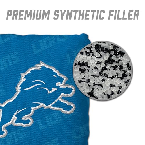 Cornhole Bags Set - 4PK Detroit Lions - Grey & Blue