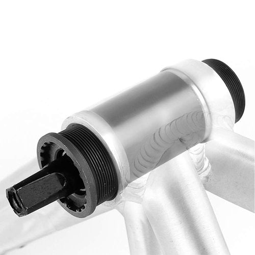 VGEBY1 Bottom Bracket, 5 Size Square Hole Axis Square Tapered Spindle Crank for 68mm Frame Shell Cycling Accessory(68X118L)