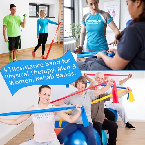 50 Yards Medium Resistance Bands - Latex-Free Elastic Roll