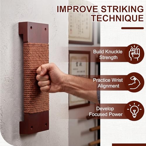 14.5 Inch Wall Mount Makiwara Punching Board for Martial Arts Training