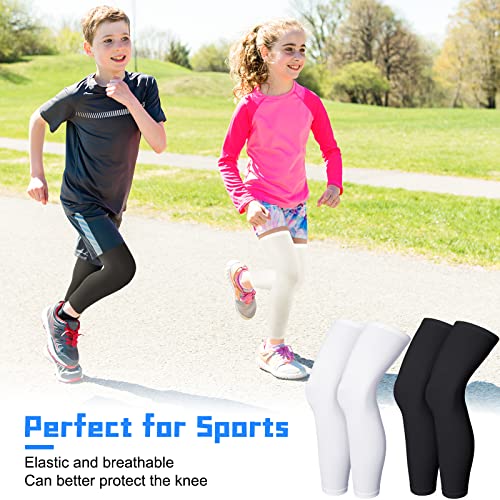 Kids Long Compression Leg Sleeve - UV Protection, Size L