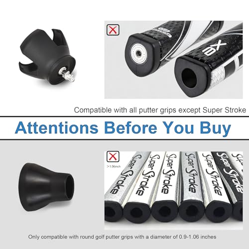 4-Piece Golf Ball Retriever Set - 3-Prong & Suction Cup Grabbers