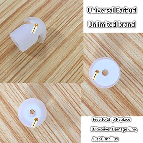 Replacement Mushroom Earbuds - Soft Silicone Tips, Pack of 10