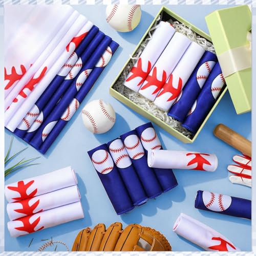 FuWeave 12 Pcs Baseball Cooling Towels 30 x 9 Inches Microfiber Ice Towels for Sports & Team Gifts