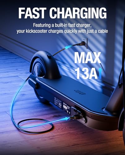 ALIENSX 9FT 125V 13A Heavy-Duty Charging Cable for Segway Ninebot MAX G3 G2 G30 G30P P65 P100S F60