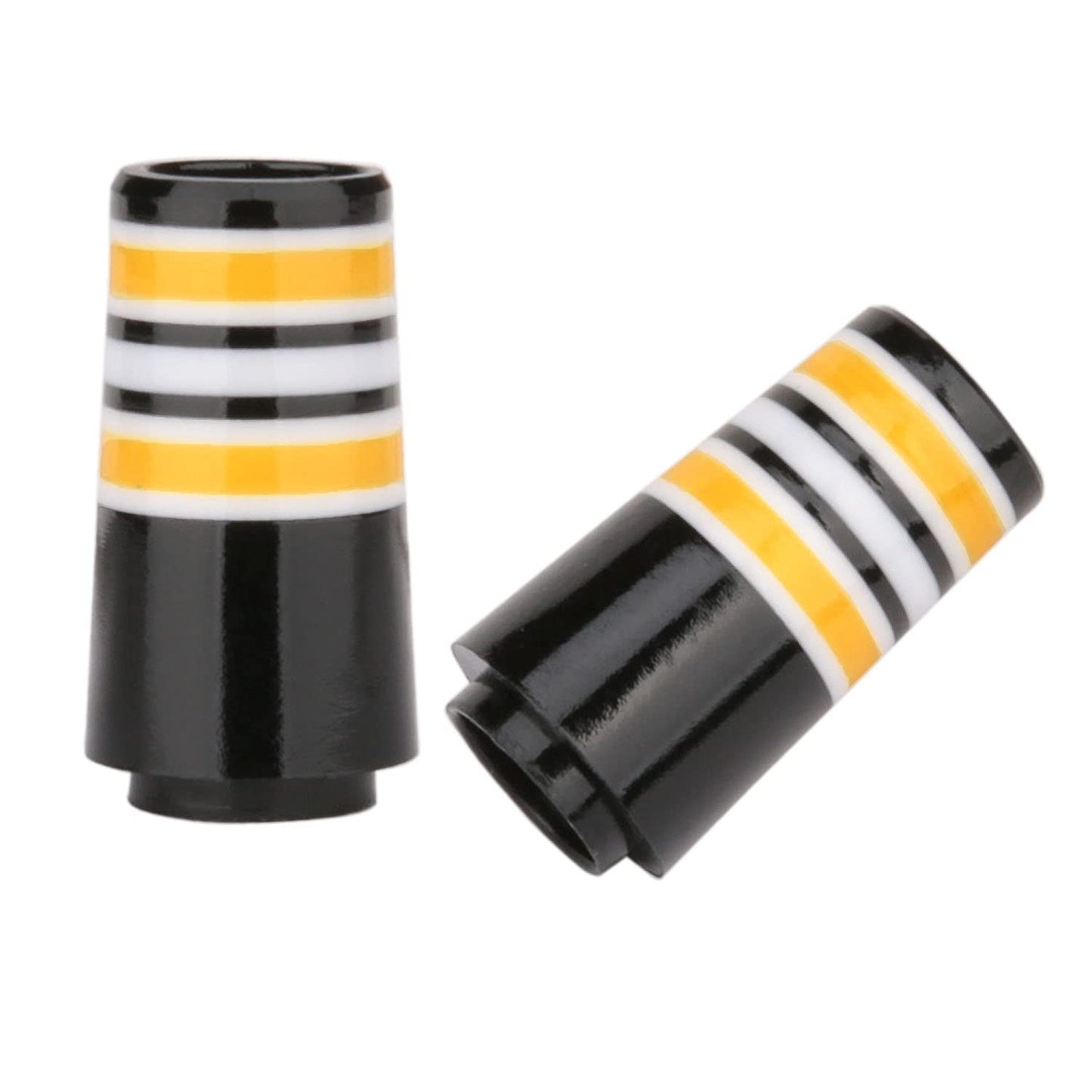 Golf Builder 10pcs Custom Tip .355 Golf Ferrules for Taper Tip Iron Wedge (Orange Ring)
