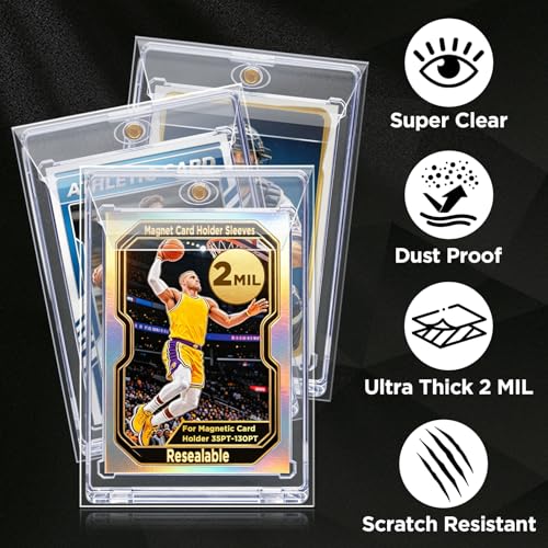 Resealable Team Bags for Magnetic Card Holders - 200 Pack