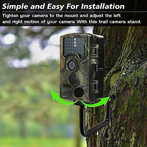 Trail Camera Mounts 3-Pack - Secure Tree Bracket for Hunting & Wildlife