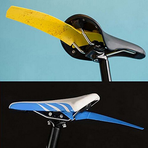 Bicycle Rear Mudguard - Waterproof Plastic Ass Saver - Black