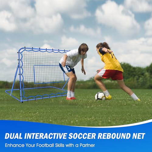 5FTx4FT Multi-Sport Rebounder Net - Soccer, Baseball, Volleyball Training