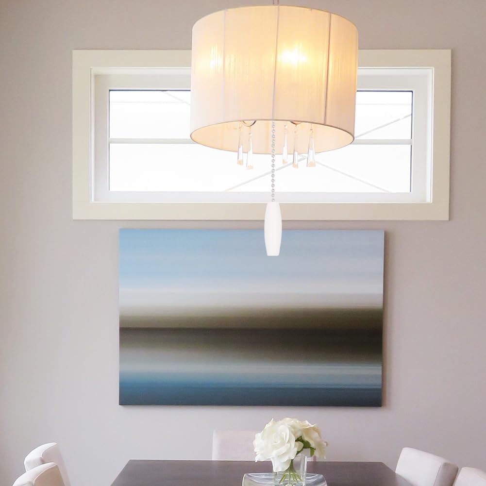 Aeknewo 10 Pack12-inch Ceiling Fan Pull Chain, 3mm Beaded Ball Chains Wooden Decorative Pendant Extension Chains for Ceiling Light Lamp Fan Chain