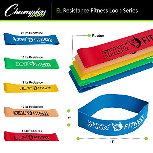 Stretch Loop Resistance Band - Yellow - Durable Fitness Band for Strength Training & Stretching