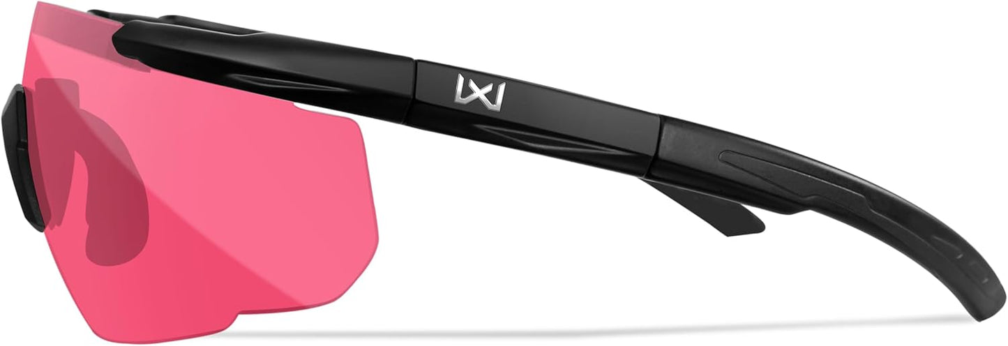Wiley X Men's Saber Tactical Sunglasses - UV Protection & Anti-Fog | Durable Design
