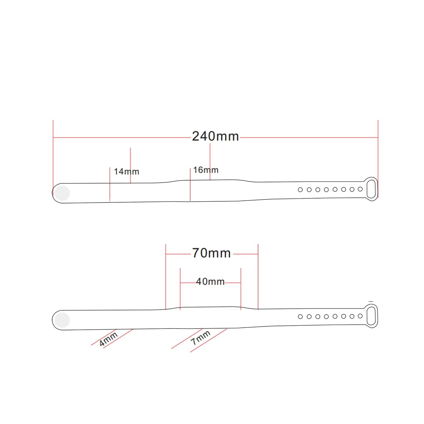 hecere NFC 213 Wristband 168 Bytes Forum Type 2 Bracelet(1pcs nfc213 wristband blue)