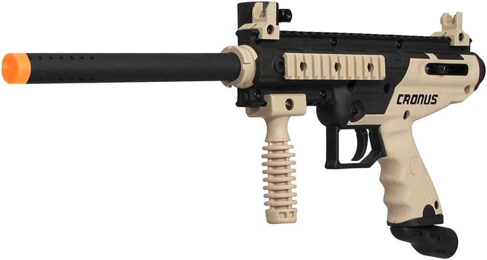Tippmann Cronus Paintball Marker Gun - .68 Caliber Semi-Automatic | Black and Tan Finish