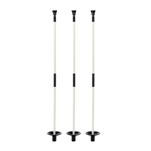 KVMORZE Golf Flagstick, Golf Pole Pin Flagpole Portable Detachable Design, Practice Putting Green Flag Stick for Yard Club, Backyard GolfCourse 3FT Heights Available, 3 Pack