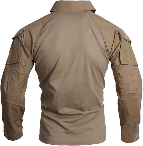 EMERSONGEAR Men's Tactical Shirt - Gen3 Quick-Dry Long Sleeve BDU for Airsoft & Combat | Army Green