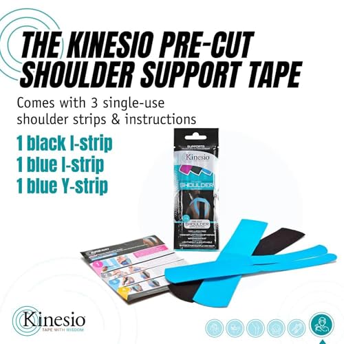 Pre-Cut Kinesiology Tape for Shoulder Support - Athletic Recovery Kit