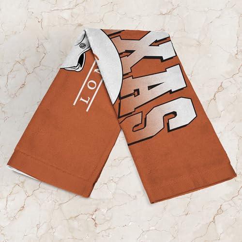 Texas Longhorns Rally Towel - 15 x 18 Inch Lightweight Fan Gear