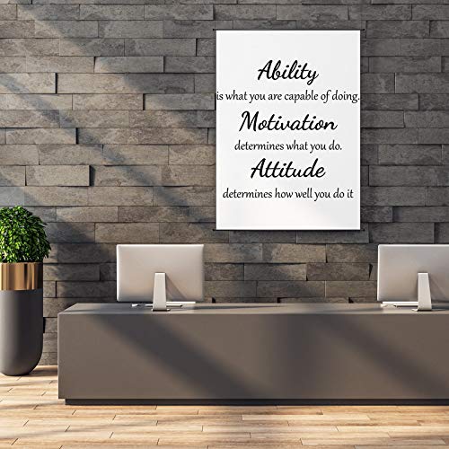 Inspirational Vinyl Wall Quote Stickers - Motivational Butterfly Decals