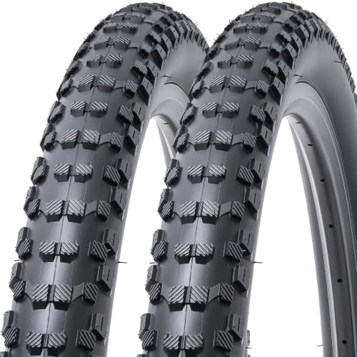 24x2.30 Bicycle Tires - Durable Folding Puncture-Resistant MTB Off-Road