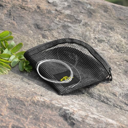 Quick-Drying Fly Fishing Leader Wallet - 4.5" Black Mesh - 7 Slots
