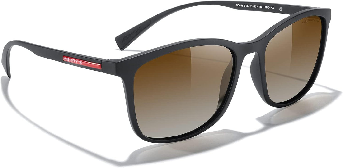 MERRY'S Polarized Sunglasses - Ultralight UV400 Shades for Men & Women | Perfect for Driving, Fishing, Golf