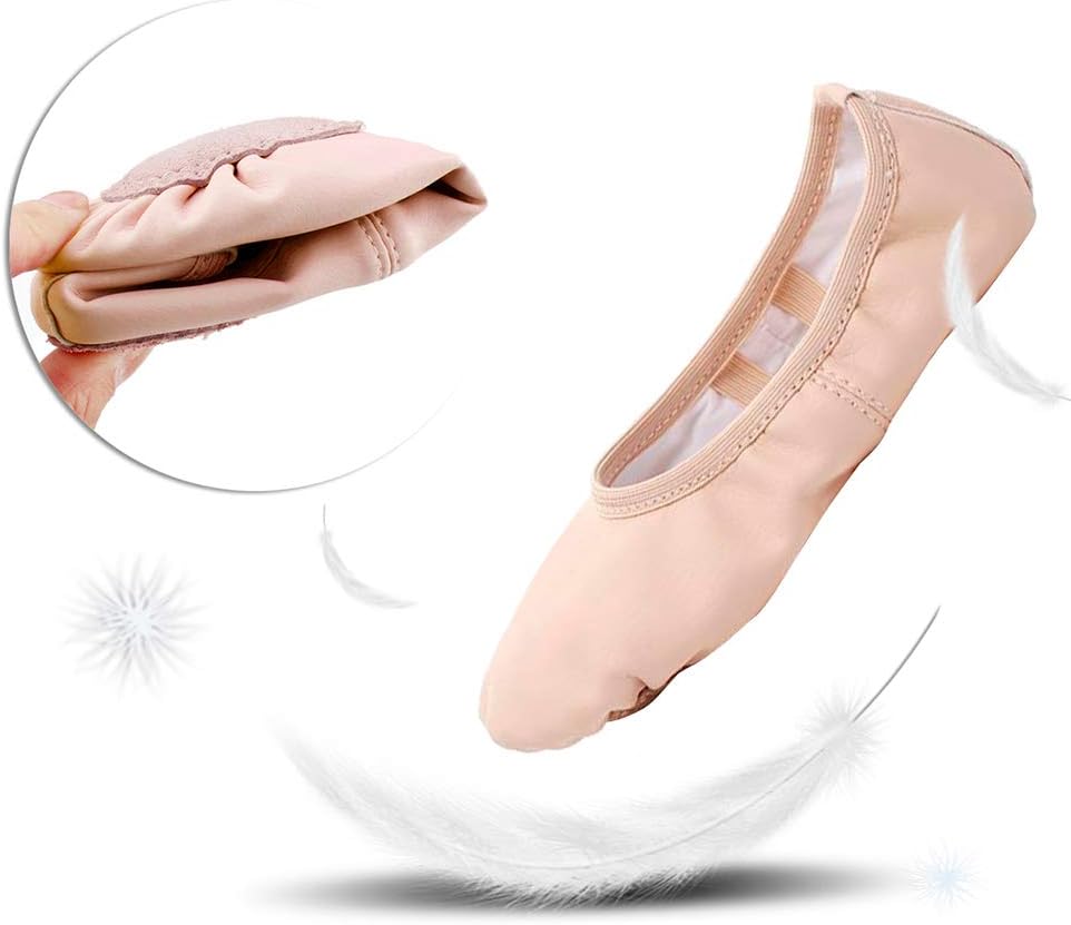 Stelle Ballet Shoes - Soft Leather Toddler & Kids Dance Slippers | Perfect for Girls & Boys
