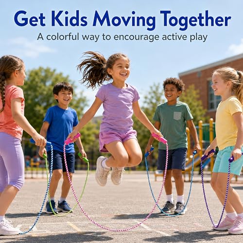 Adjustable Colorful Jump Rope - 3 Pack for Kids & Teens