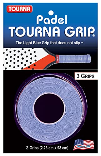 Padel Grip - 3 Pack of Sweat-Absorbing Grips in Light Blue