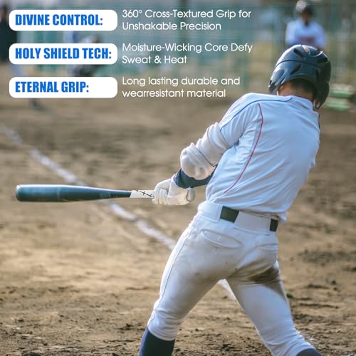 Baseball Bat Grip Tape - 1.75mm Precut Full Adhesive - White