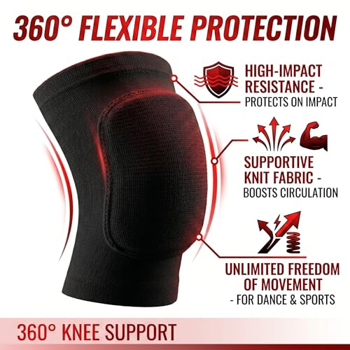 Knee Pads for Volleyball, Basketball, Dance - X-Small
