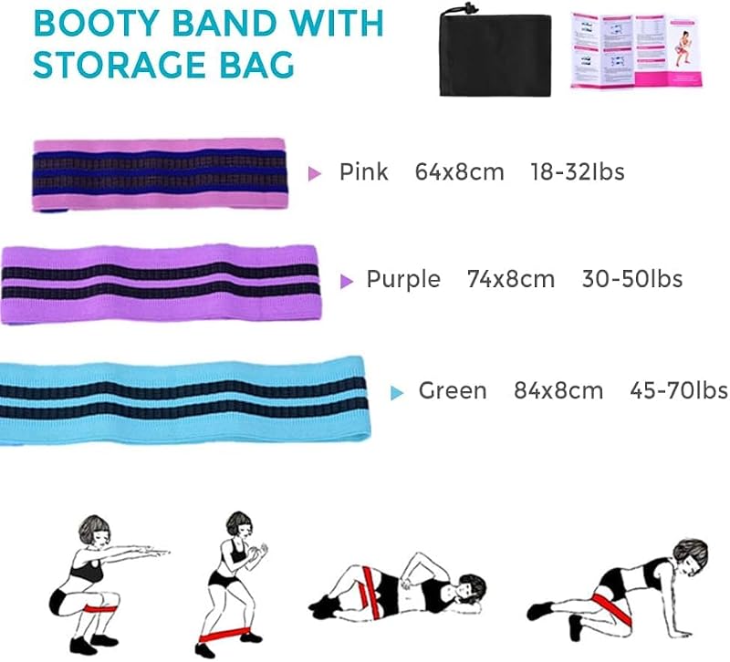 Pilates Set for Women - Magic Circle, Resistance Bands & Ball - Pink