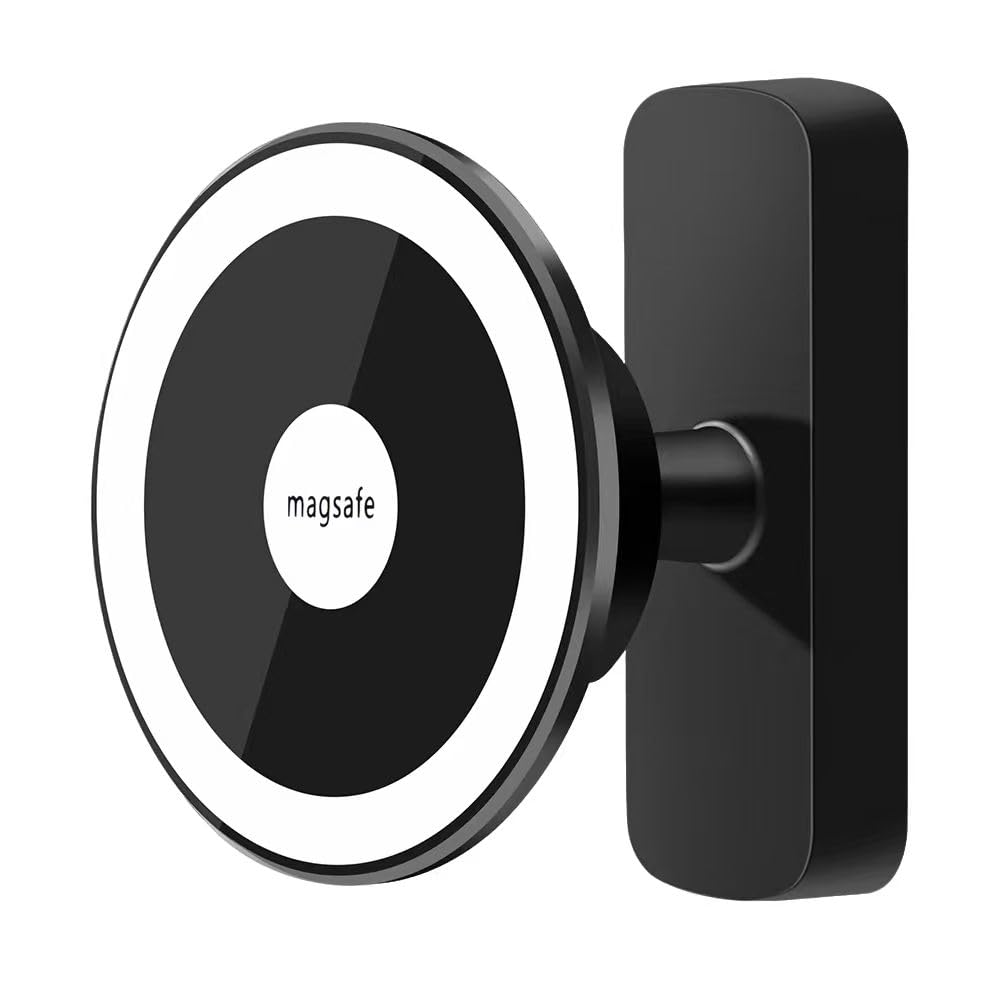 weini Golf Cart Phone Holder Magnetic, Equipped with 20X N52 Dual Magnets, 360° Rotation, Compatible with Brands Such As EZGO/Clubcar/Yamaha/Icon for Golf Carts,Designed Specifically for Golfers.