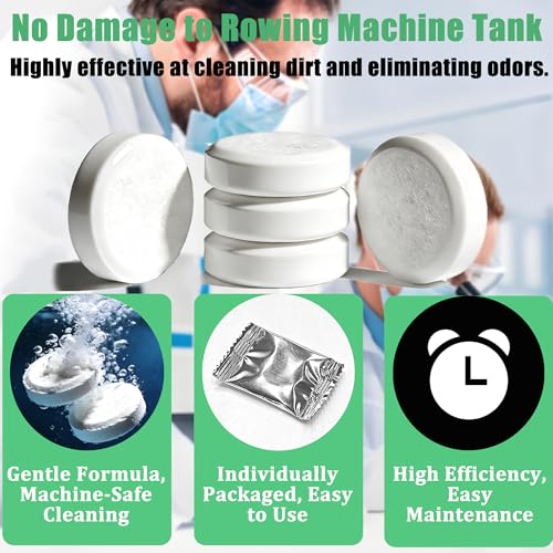 Water Purification Tablets - 6 Pack for Rowing Machine Maintenance