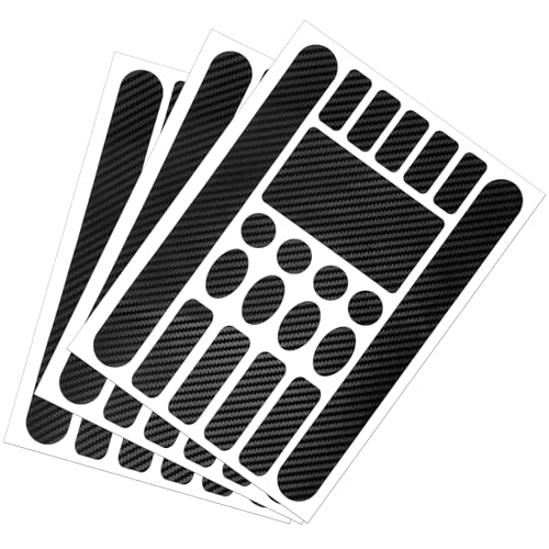 Bicycle Chainstay Protector Decal - 3 Pcs Adhesive Protection Stickers
