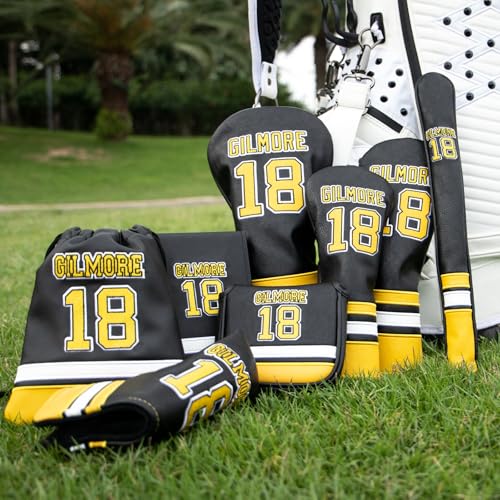 Aliennana Happy Gilmore Golf Headcovers for Driver & Putter - Alignment Stick Cover