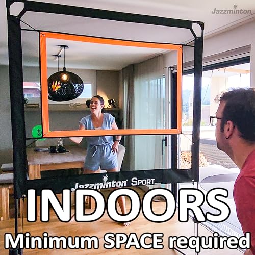 Jazzminton Sport Paddle Game with Net – Indoor & Outdoor Fun